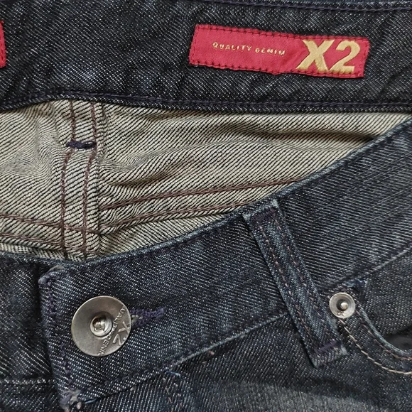 Express X2 Stella Full Leg Low Rise Jeans Size 8S - Picture 6 of 11